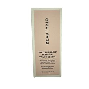 BeautyBio The ZenBubble Bi-Phase Toner Serum, 1.7 oz FULL SIZE NIB